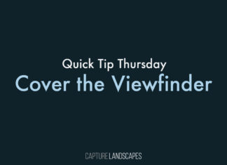 Cover the Viewfinder for Long Exposure Photography Cover the Viewfinder Long Exposure Photography
