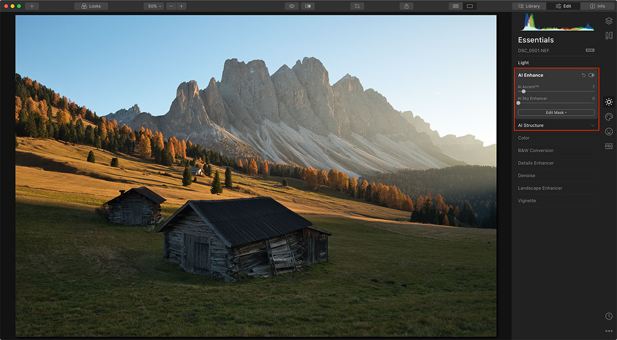 Edit Autumn Photographs in Luminar 4 Using AI