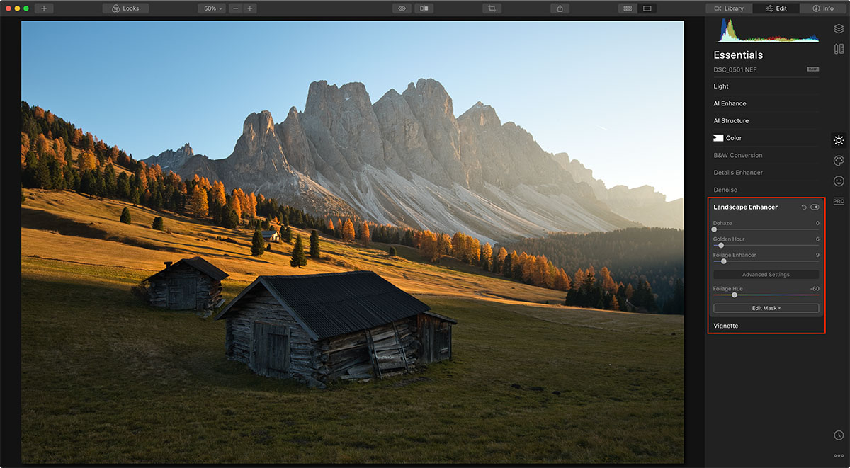 Edit Autumn Images in Luminar 4