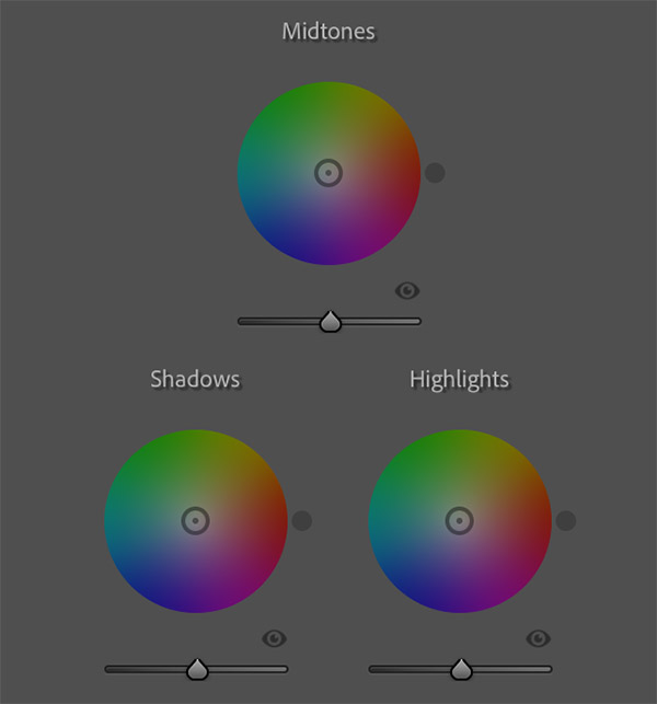 Color Wheels in Lightroom