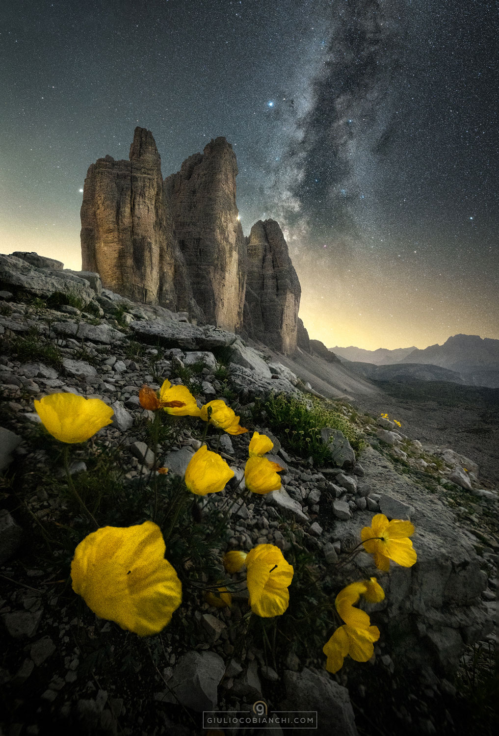 Milky Way in the Dolomites